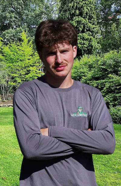 McGuire Barton, manager at Mow Bros Lawn Care